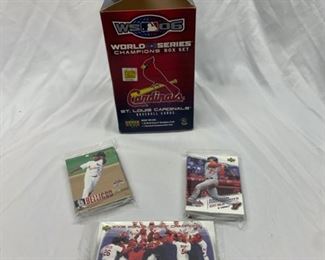 Cardinals 2006 World Series Baseball Card Set