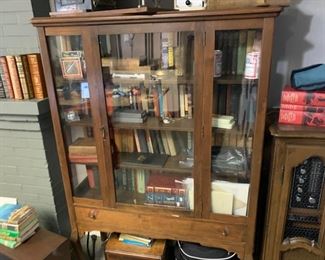 Antique china cabinet: $750 ( 45w X 64h X 16d )