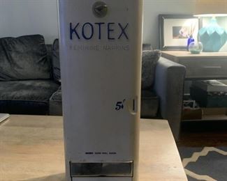 1950's KOTEX vending machine. Super clean for it's age.