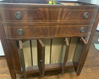 1934 Capehart Panamuse Radio Cabinet w/o speaker and turn table and pre-amp and amp.
