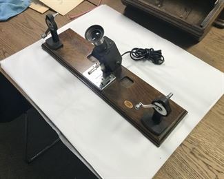 Antique film editors reel