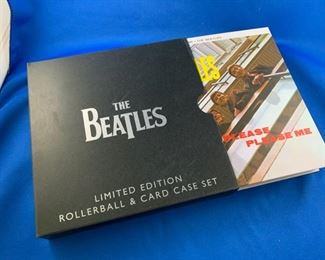 The Beatles Limited Edition Rollerball & Card Case Set.
