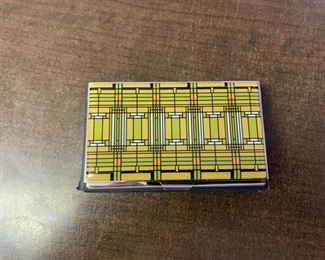 Frank Lloyd Wright Business Card Holder.