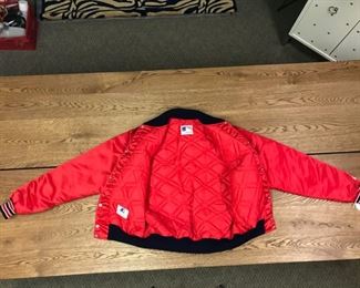 1980's Cardinals satin jacket. Never worn. Just back from the cleaners just b/c.