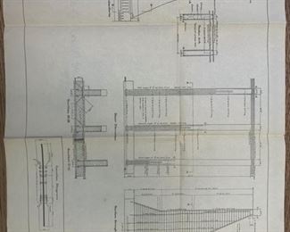 75 Blueprints of the Isthmian Canal: Various Sizes. each. Approx 110 years old