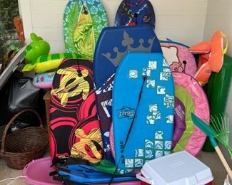 8 Assorted Boogie Boards and Beach Toys. Photo 2 of 2