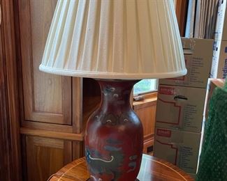 Antique Asian Table Lamp. Photo 1 of 2