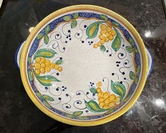 Italian Porcelain Serving Bowl. 