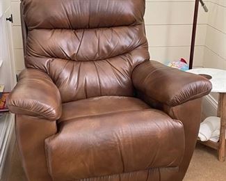 Leather Lazy Boy Recliner.