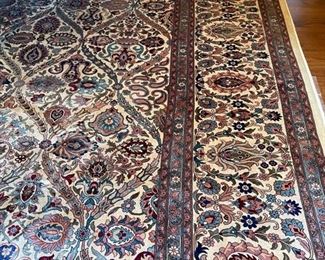 AVAILABLE FOR PRESALE!($3,000 + 20% MARKUP)  Silk Rug. Measures 9'4" W x 13' 3" L. Photo 3 of 3