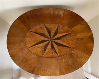 Side table with marquetry top. Photo 2 of 2