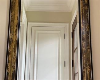 Ebony Chinoiserie Mirror. Photo 1 of 2. 
