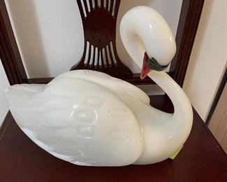 Heavy Murano Swan by Pino Signoretto right side