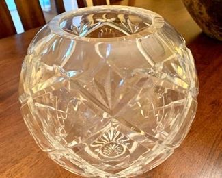 $80.00 Waterford crystal vase. 8W 8H