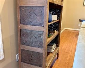$250.00 Antique pie safe, 36.5W 16D 53H. We have the doors!