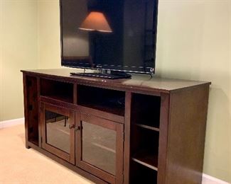 $80.00 Entertainment center, 60W 20.25D 29H. You move! $80.00, 42 inch Sony TV.