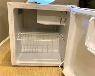 Inside picture of the mini fridge.