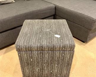 $20.00 Cube ottoman with storage, 16.5W 16.5D 16.5H