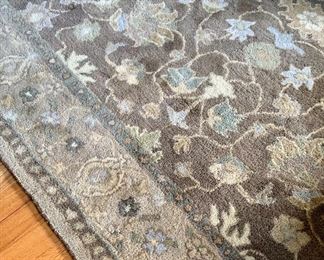 $350 Pottery Barn 8' x 10' wool rug. Color is Graham Mocha.