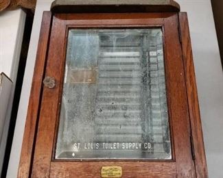 Oak Antique Medicine Cabnet