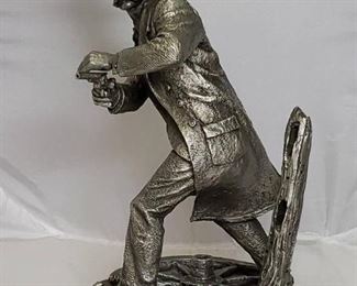 Wyatt Earp Pewter Sculpture Jim Ponter