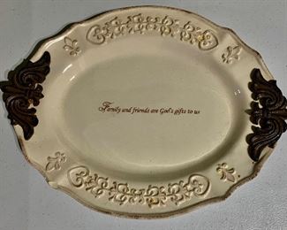 #1086A. Family and Friends Are God’s Gift to Us Platter $12
