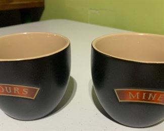 #1094A  His and Hers Bailey cups $2
