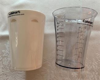 #1320C pair of Cuisinart mixing/measuring cups $1