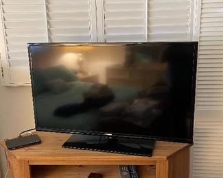 one of many televisions