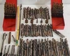 Large Assorted Drill Bits Lot