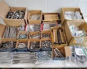 Massive Large Bolt Hardware Lot