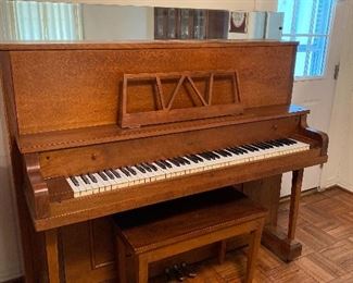This Wellington piano is in super condition!