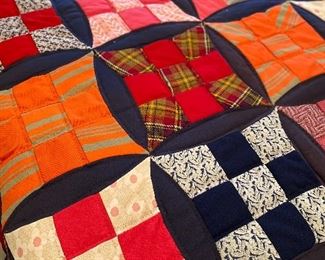 What a beautiful handmade quilt!!!