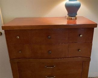 Great mid-century modern tall chest...matches the dresser!