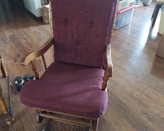 Glider Rocker with Cushions