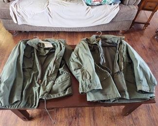 2 Air Force Jackets - 1 has Liner