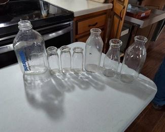 Glass Milk Bottles - Macomb Dairy, Macomb, Ill