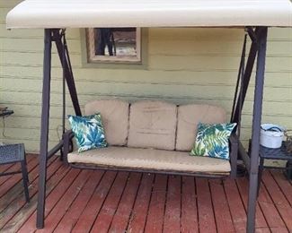 Porch Swing with Canopy