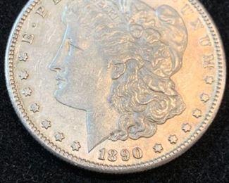 506 1890S Morgan Silver Dollar