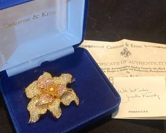 148Camrose  Kross JBK Brooch