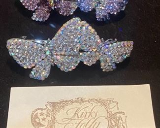 135Kirks Folly Butterfly Hair Clips