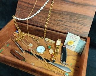 066 Wooden Box of WatchesSecretary needs