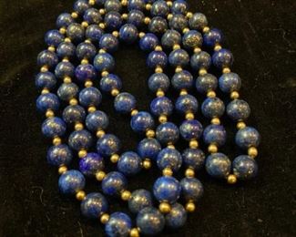 511 Lapis Beaded Necklace
