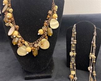 037 Beaded Costume Necklaces