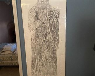 7' Tall Rubbing from Westminster 