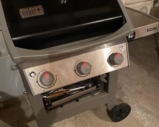 Weber Spirit II Gas Grill w/ Weber Cover and grill tools