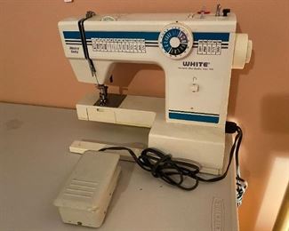 White Heavy Duty Sewing Machine