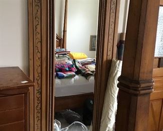 Awesome tall, beveled glass wall mirror! 7'-8' tall.