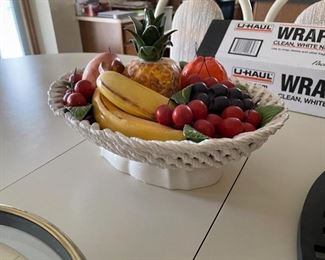 . . . a fruit bowl arrangement