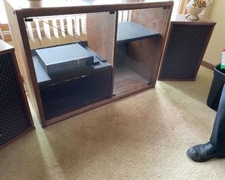 . . . a nice stereo cabinet with receiver